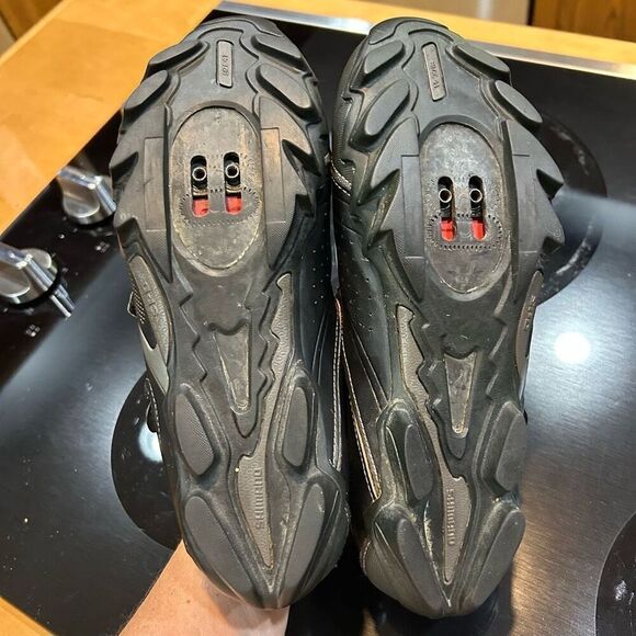 Shimano M088 black red cycling shoe unisex size‎ 41 W8.5-9 or M7-7.5 - Picture 8 of 9